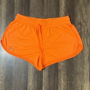 Orange mesh Under Armour shorts